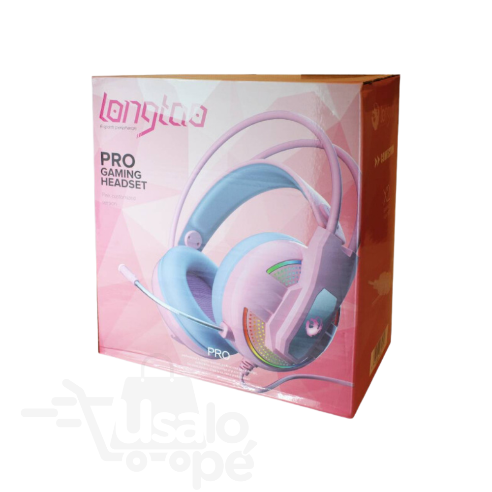 LONGTAO X2 Pro Gaming Headset Audífono con Micrófono RGB - Imagen 4