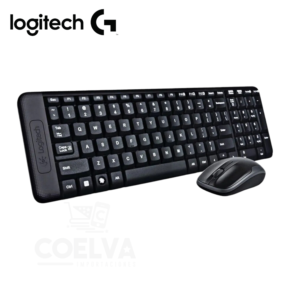 LOGITECH MK220 Combo Kit Inalámbrico Teclado y Mouse Receptor USB