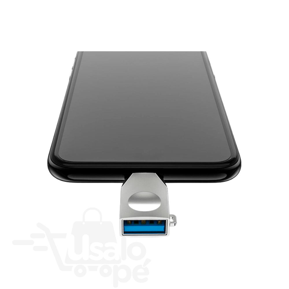 HOCO UA10 Adaptador Micro USB a USB-A con Cordón Elástico - Imagen 3