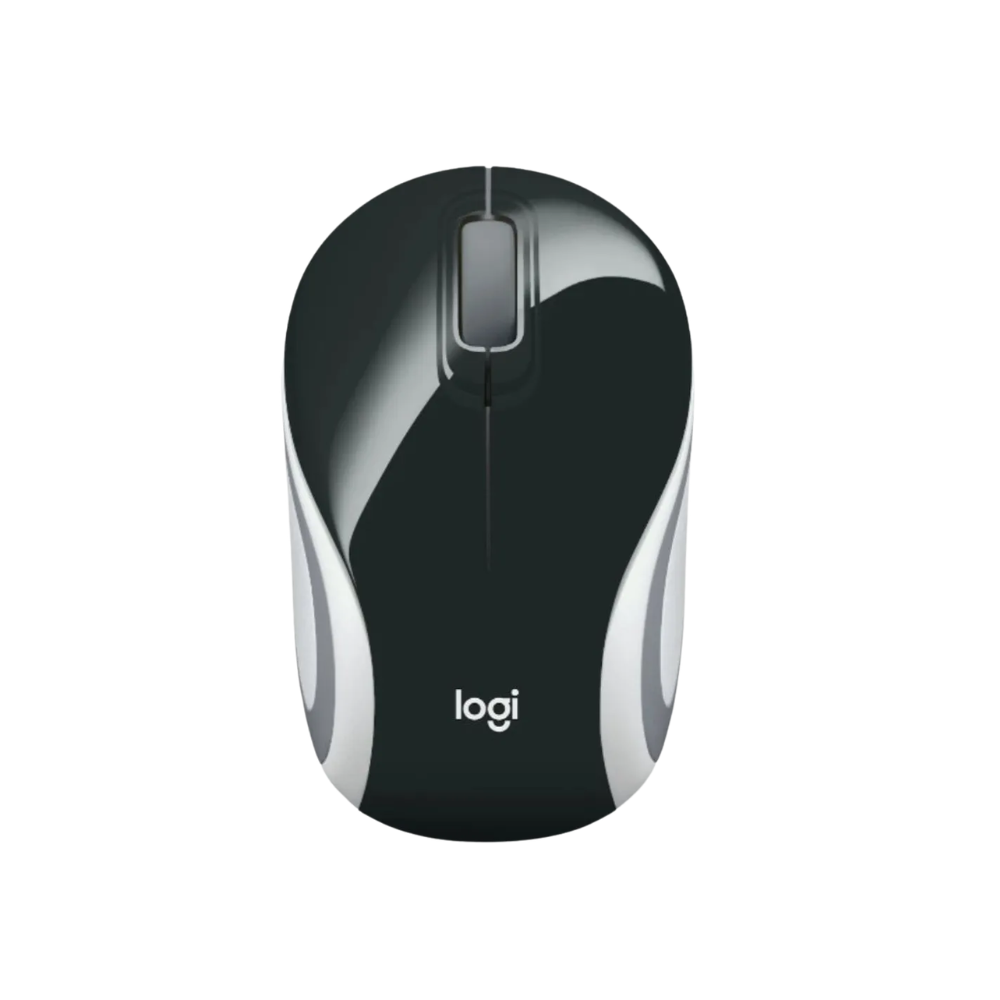 Mouse Logitech Inalámbrico Mini M187 USB Portátil Negro