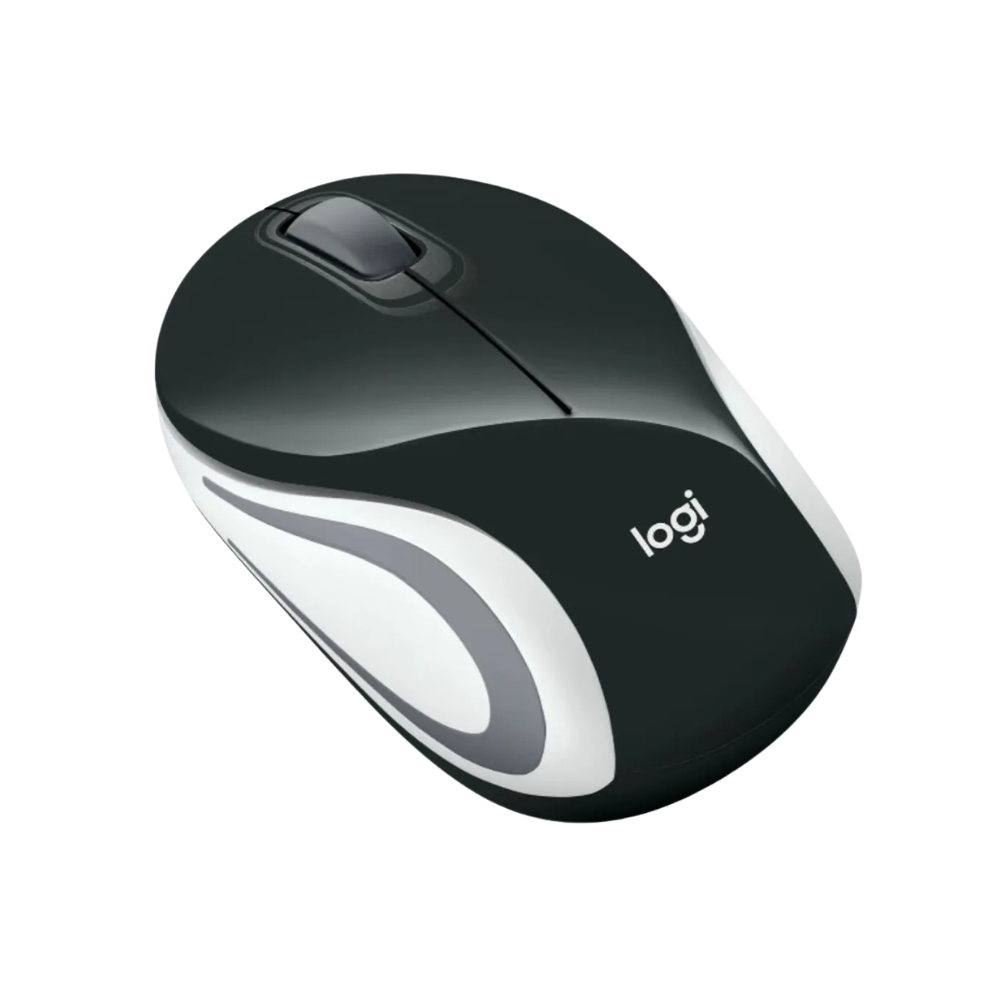 Alternative view of Mouse Logitech Inalámbrico Mini M187 USB Portátil Negro