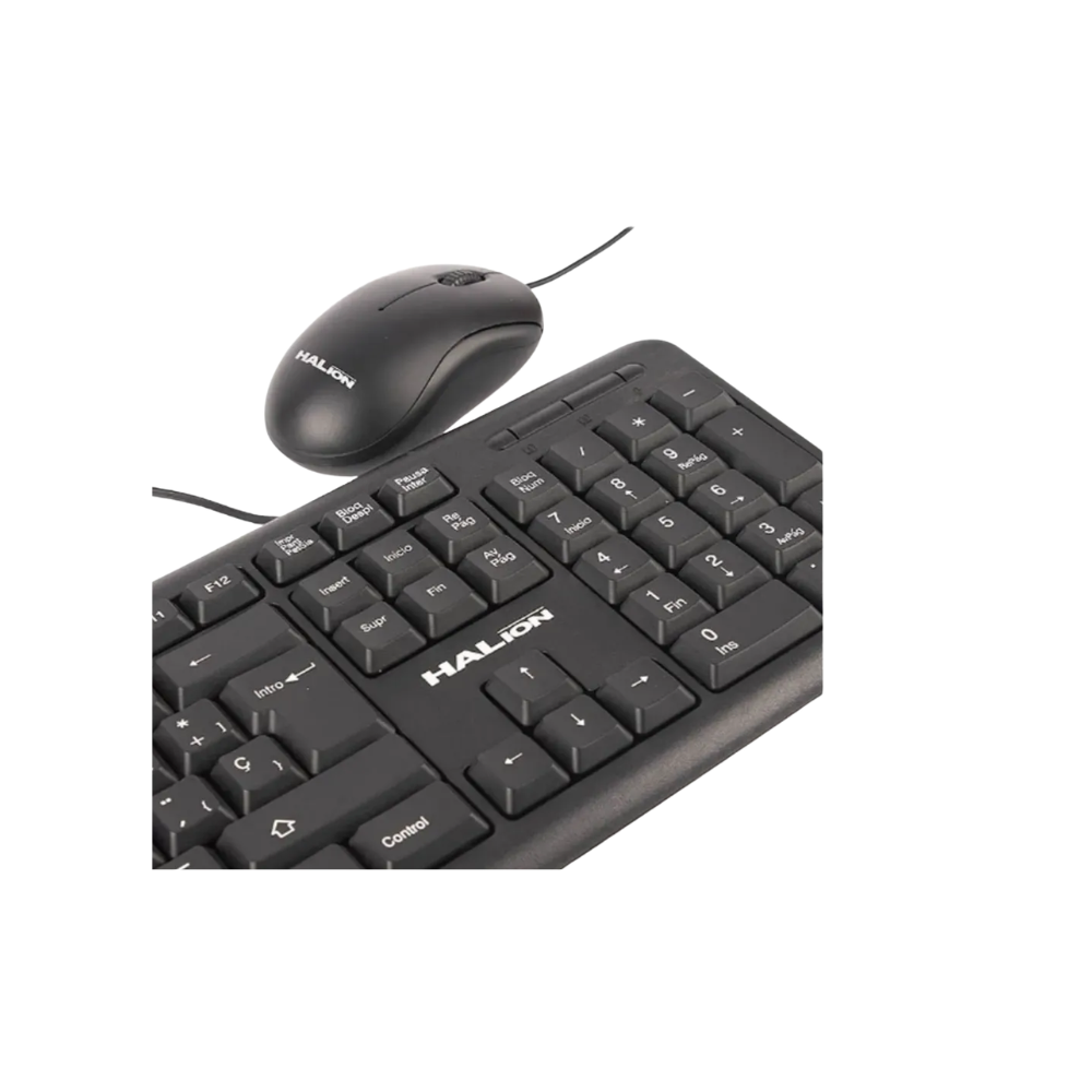 Teclado y Mouse Halion HA-K420CUSB Negro