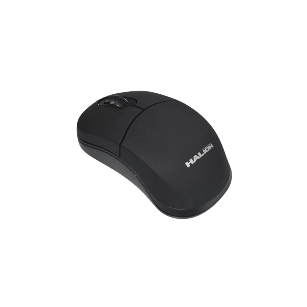 Mouse Halion alámbrico  HA-M814 1200 DPI Negro