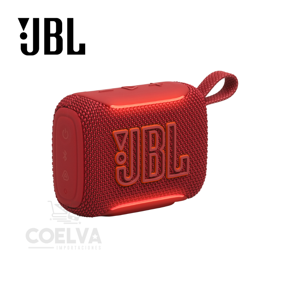 Parlante JBL Go 5 Auracast hasta 10 Horas Rojo