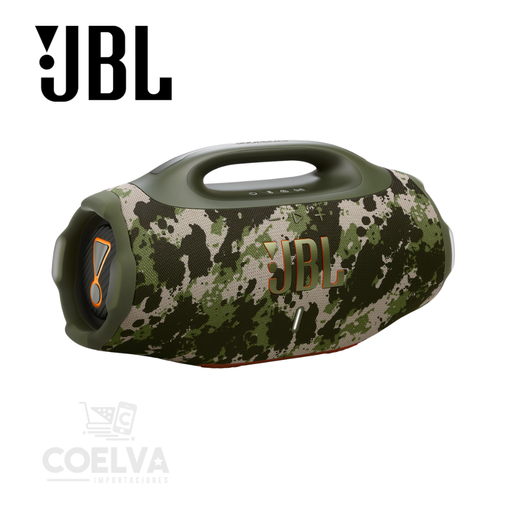 Parlante Bluetooth JBL Boombox 4 con Auracast y Bass Boost Camuflado
